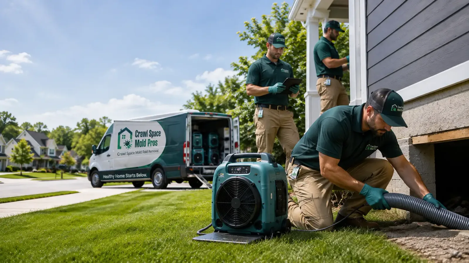 Crawl Space Mold Removal in Orlando, WV